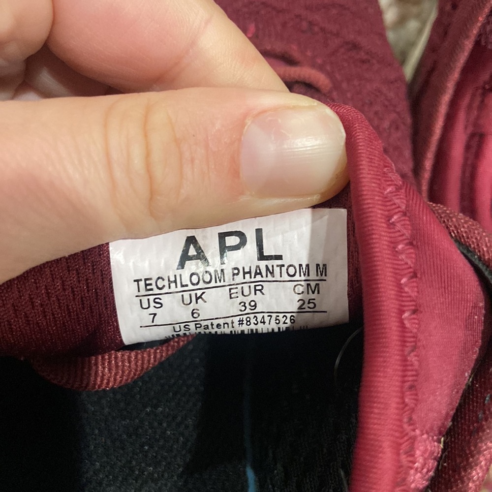 Apl Techloom Phantom Running Shoes In Burgundy - image 5